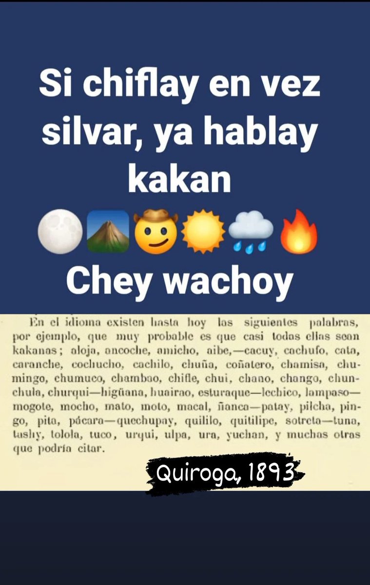 kajon_Inbano's tweet image. Aquí hasta hay un equipo de fútbol que se llama "Los Churqui" además todos Chiflan.
Tantos profesores ignorantes y prepotentes me corrigieron, negando y desnostando nuestra #lenguamadre el #kakan
Que viva el aula intercultural, soy Diaguita del #Limarí