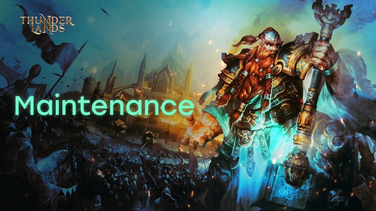 🧰🛠 Clicker is under Maintenance 🛠🧰

Wish you a good day, Thunder Lands Community! ☀️

Clicker is temporarily unavailable due to maintenance. We faced some problems at night. We will do our best to finish the technical work as soon as possible. 🔥💫