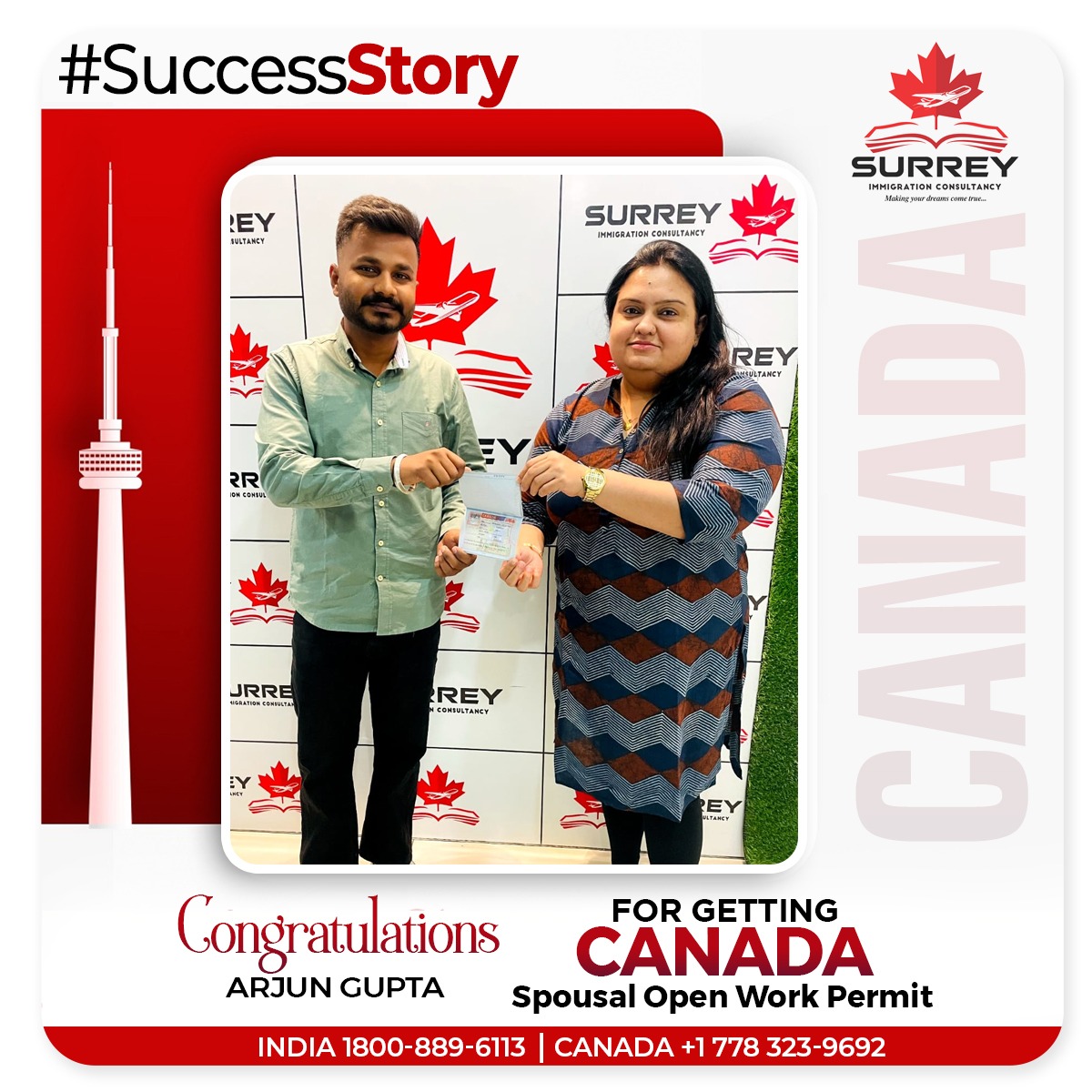 Surreyofficial's tweet image. 🤩Share your profile with our experts and get relevant  consultancy regarding #SOWP🎯

Apply yours today: 1800-889-6113
Canada office: +1 (778) 323 9692

#spousalopenworkpermit #immigration #immigrationlawyer #canadavisitorvisa #reels #instagram #instagood #Surreyic #Canada