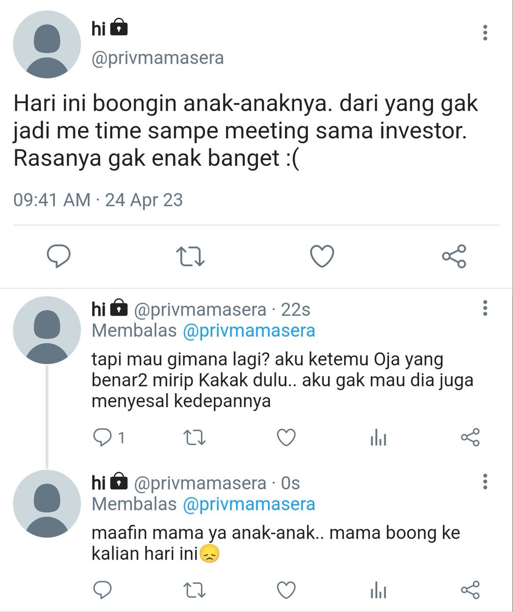 128. Sebentar.. 

Pov: Mama Sera