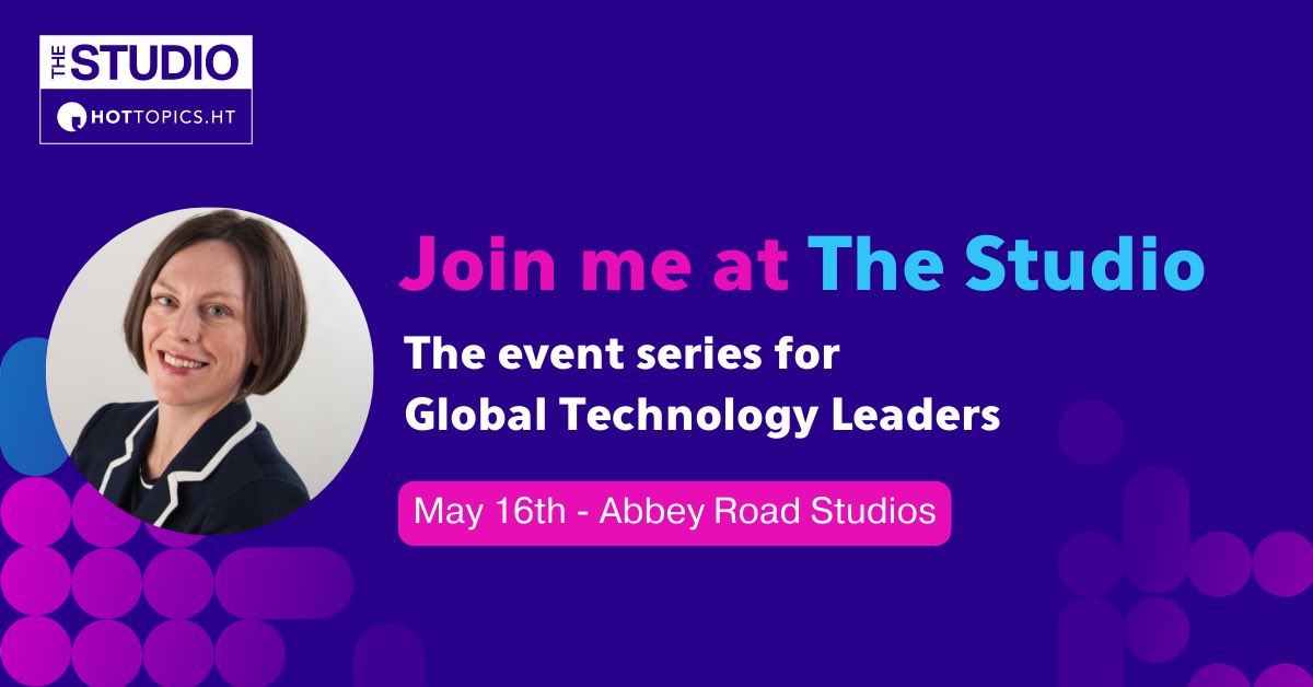 Looking forward to meeting tech & transformation leaders from all industries to compare notes at the Studio being held at the iconic Abbey Road Studios on May 16th. Always useful to look beyond healthcare for inspiration. Can't wait! ⁦For more info see @HotTopicsHT⁩