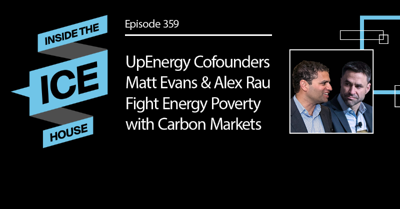 ICE_Markets's tweet photo. UpEnergy Group Cofounders Alex Rau and Matt Evans explain how UpEnergy is using ICE’s carbon markets to drive the energy transition, save lives, and reduce energy poverty. 
Take a listen to this week's @ICEHousePodcast 🎙