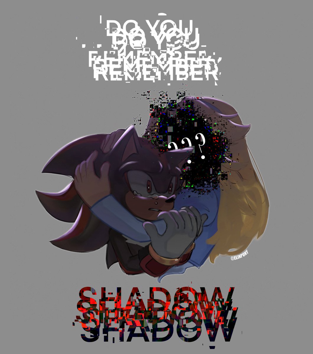 Remember #ShadowTheHedgehog #mariarobotnik #sonic #SonicTheHedgehog