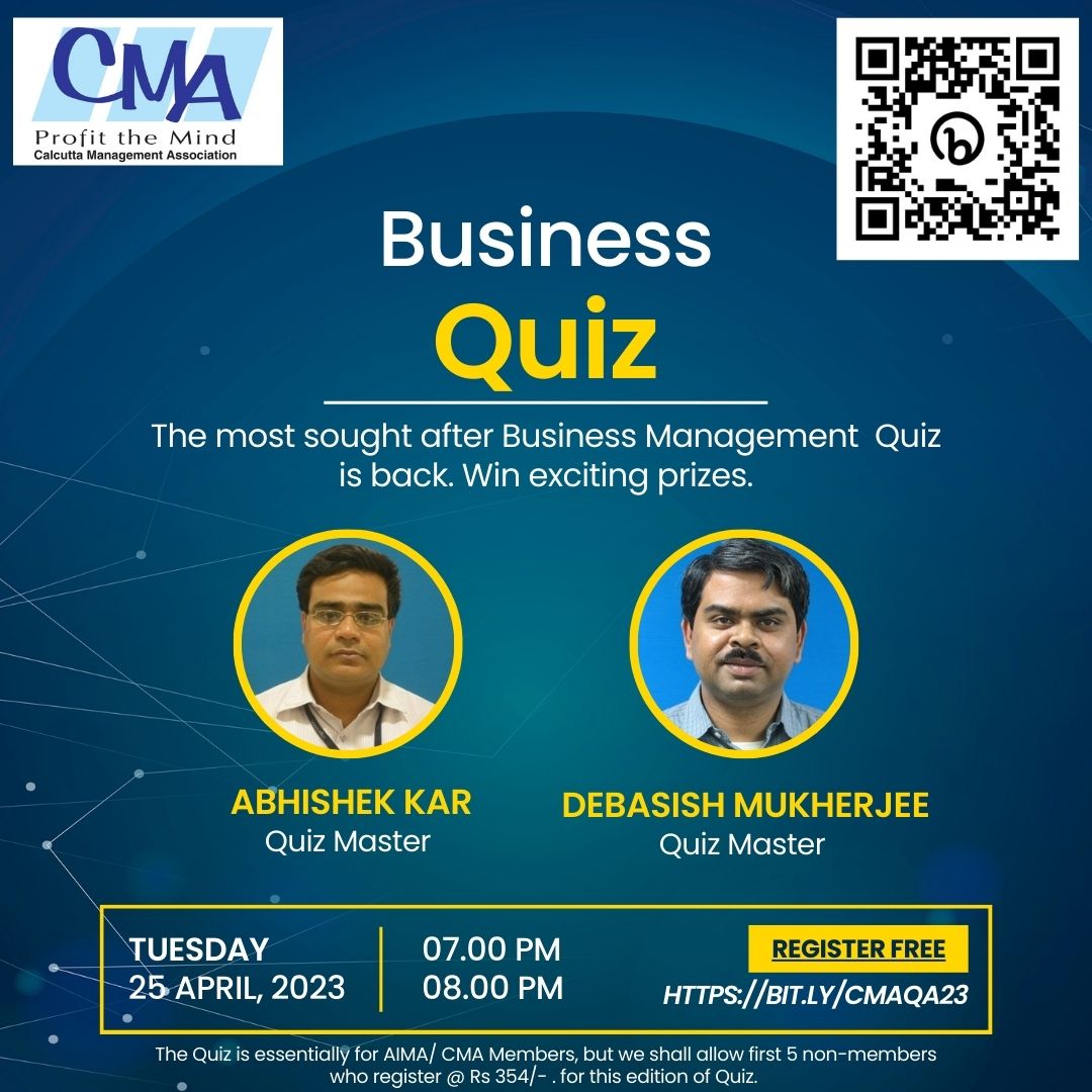 CMA Quiz April 2023. Winners get GVs. Register for free: forms.gle/hA9wCCNWXjCtDJ…