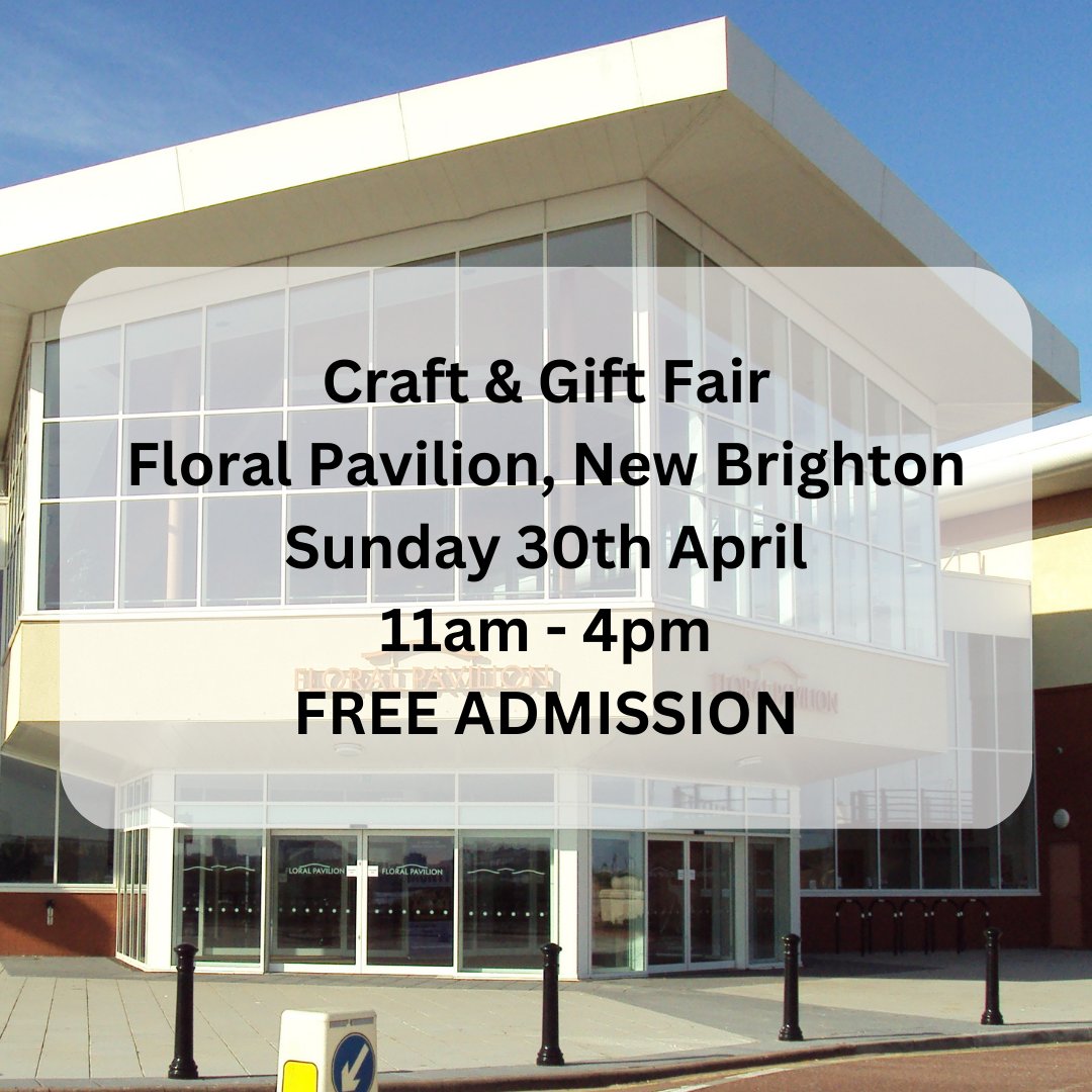 Join us and other small businesses this Sunday for <a href="/memorylane0151/">Stuart Clarke</a> Craft &amp; Gift Fair at the <a href="/FloralPavilion/">Floral Pavilion</a>, New Brighton! There'll be crafts and gifts galore! Doors open 11am. #freeadmission #wheelchairaccessible #supportsmallbusiness #theliterarygiftshop