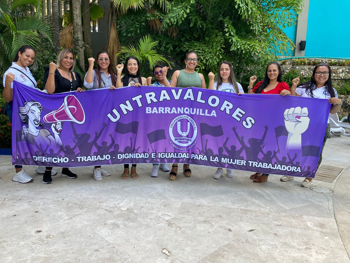 uniamericas's tweet photo. 🇨🇴Jornada de formación en Barranquilla.

✊🏾Dirigentes y afiliados a @untravalores (trabajadores de E-pagos/Brinks) llevaron a cabo una capacitación sobre sindicalización y negociación colectiva con el objetivo de seguir fortaleciendo la organización sindical. https://t.co/XzPFNQpm2U