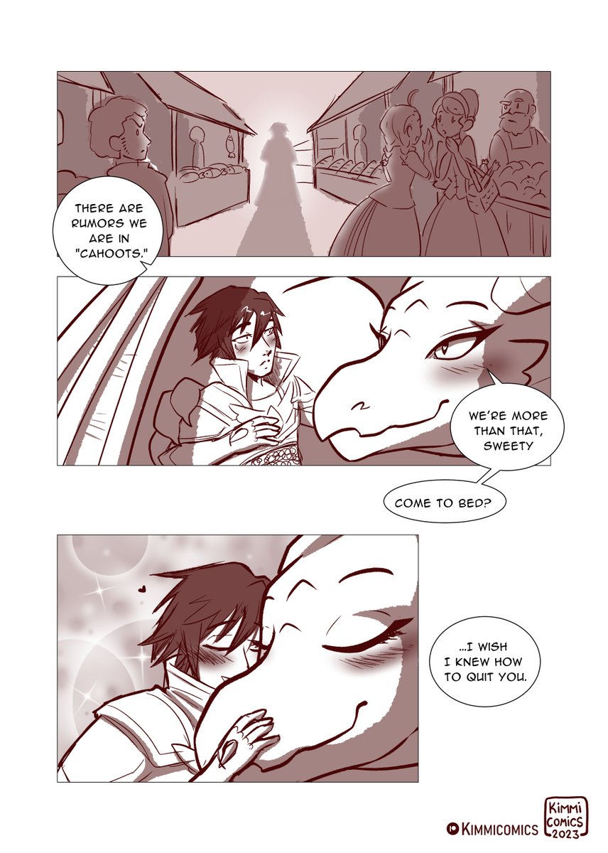 Kimmicomics's tweet photo. Yesterday I made this little comic as a respons to the awesome story of @snickelsox 

I usually see 2 rt and 3❤️But this morning I got up and it got so much love! I'm🤯by this! 

Thank you again for the love. I'll make sure to make more!❤️ https://t.co/pFyoKEL00M
