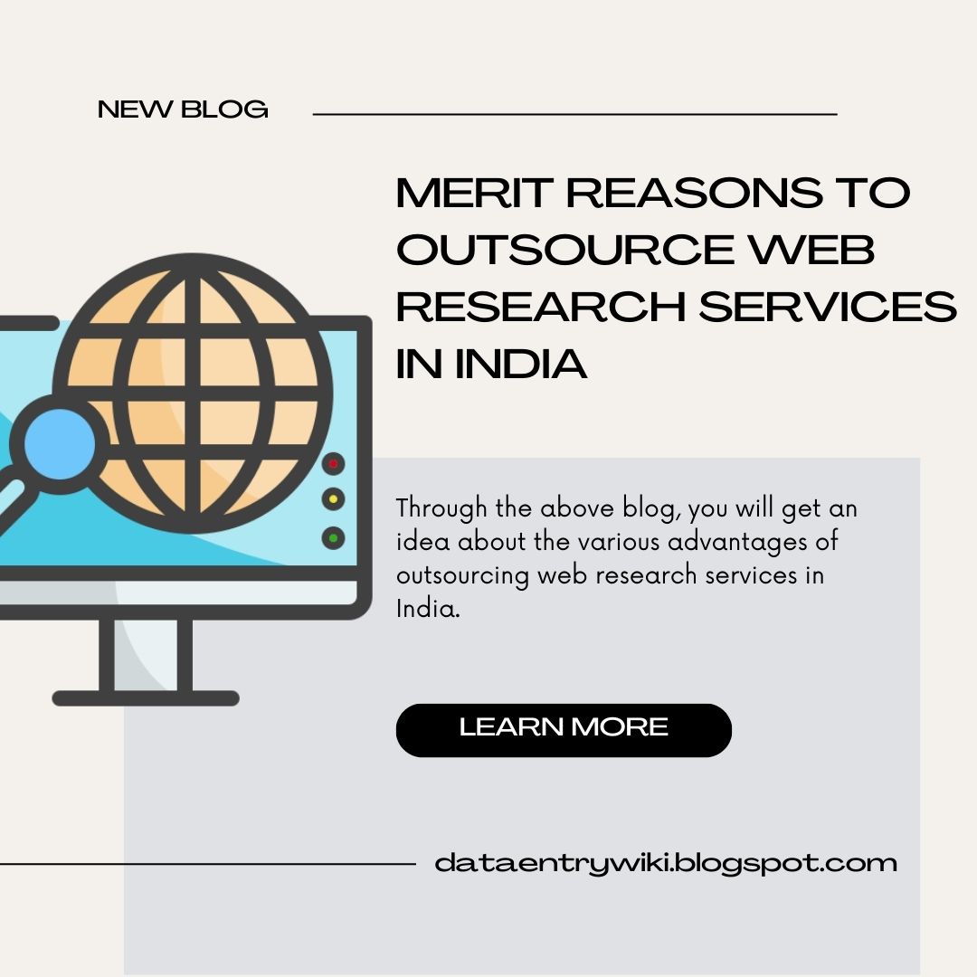 OmDataEntryInd's tweet photo. Blog-Post: Merit Reasons To Outsource Web Research Services In India
Read more: https://t.co/YboA0OuFEb
#WebResearch #WebResearchServices #WebResearchService https://t.co/mCjaDEDwjJ