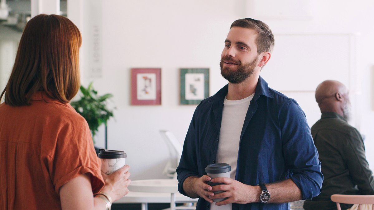 TheOnion's tweet photo. Embarrassed Man Accidentally Says ‘Hello’ To Coworker Instead Of ‘I Feel Like Crying All The Time’ https://t.co/aSnTMC9dyy https://t.co/5H3zhB101b