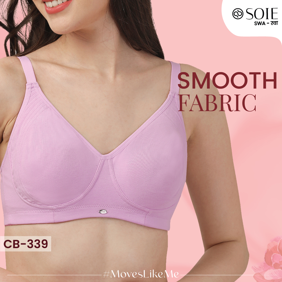 SOIE on X: A smooth-feeling fabric that contours the cup to take