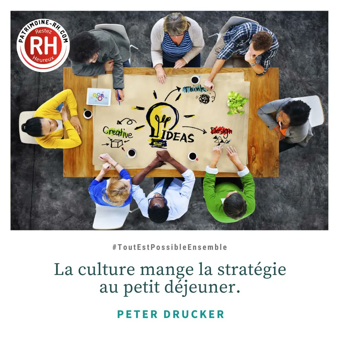 PatrimoineRH's tweet photo. Savez vous ce qu’est la culture d’entreprise ❔

C’est l’ensemble de tout ce qui peut traduire l'individualité de l'entreprise pour les salariés, les partenaires ou les clients. L'histoire de l’entreprise, la vision, les #valeurs, le code, les rites.

#culturedentreprise #rh https://t.co/27taXku16r