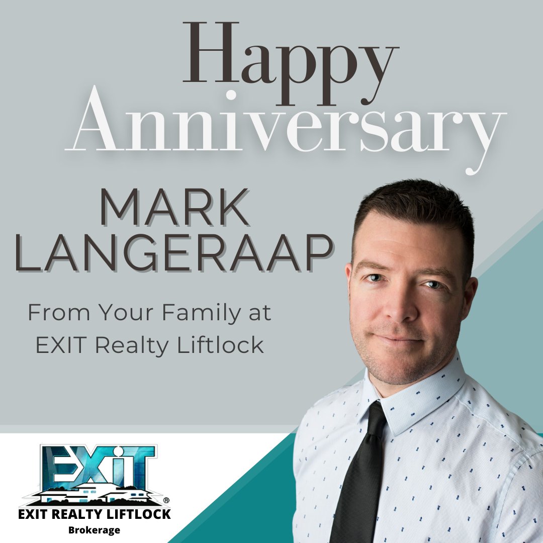 ExitRealtyPtbo's tweet photo. Happy 5th Anniversary with EXIT Realty Liftlock Mark! We are glad you're a part of the EXIT family!
#LovExit #Realtor® #peterborough #realestate https://t.co/esicfNpvCi