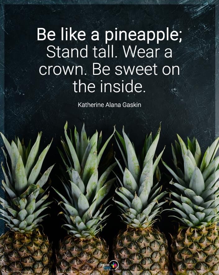 PHealthySchools's tweet photo. This week, your goal is to "be like a pineapple". Stand tall, wear a "crown" and be sweet--all things we can do if we put our minds to it! #ProjectHealthySchools #BeLikeAPineapple https://t.co/v9SAU3N4PX