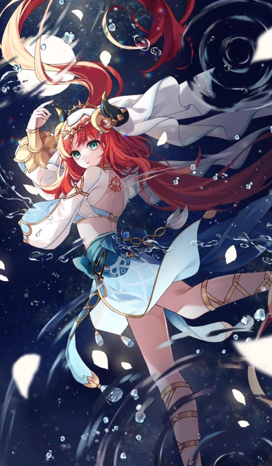 星天の花雨#ニィロウイラストコンテスト #原神 #Genshinlmpact 