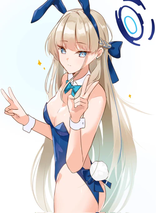 バニートキ #ブルアカ  #イラスト 