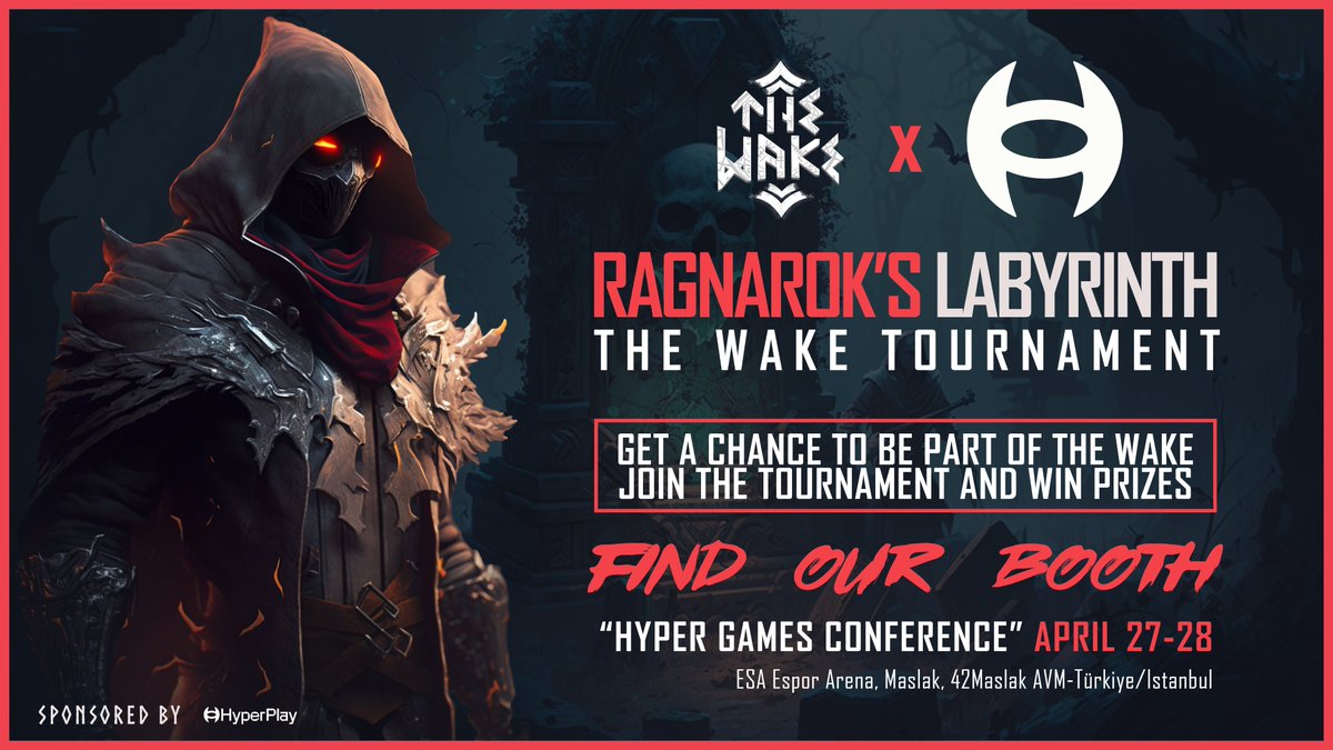 twakegame's tweet photo. Join us at #HyperGamesConference for a chance to compete in a tournament and win a brand new #Playstation5! 

Get ready to experience our game The Wake. Don't miss out on this epic opportunity! https://t.co/LrZFpUOd8A