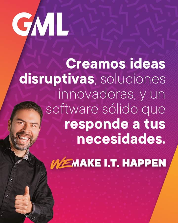 gmloficial's tweet image. 🙌🏻 Somos el aliado para que tu empresa de el paso hacia el futuro, 👨🏻💻 tenemos el personal capacitado y profesional para responder a las necesidades de tu compañía. 👌🏻

📲 Escríbenos a info@gmlsoftware.com o ingresa ahora a → gmlsowftware.com 

#PeopleOverCode #GML