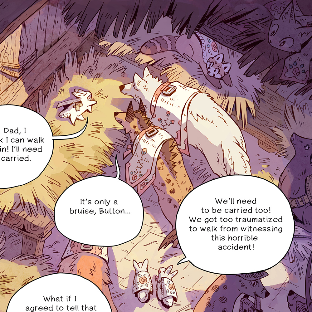 hummingfluff's tweet photo. Pages 27-32 of "Journey Upstream" have been posted, they can be read right over here: https://t.co/QPu5O0oHES https://t.co/gY4RbTaCBB