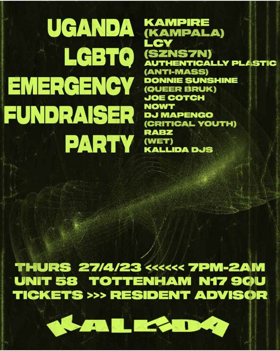 NTS Radio (@ntslive) on Twitter photo Live now, <a href="/Vugafrica/">Kampire</a> and <a href="/auth_plastic/">Authentically Plastic</a> present a special ahead of the Thursday fundraiser at Venue MOT for the Uganda LGBTQ Fund
Keep listening: nts.live/1 Live now, <a href="/Vugafrica/">Kampire</a> and <a href="/auth_plastic/">Authentically Plastic</a> present a special ahead of the Thursday fundraiser at Venue MOT for the Uganda LGBTQ Fund
Keep listening: nts.live/1