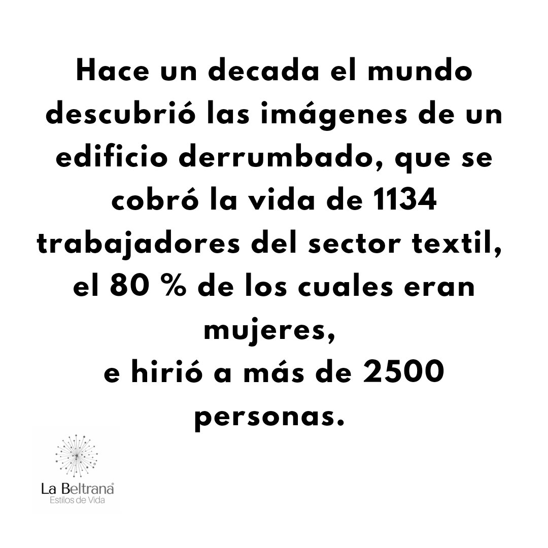 LaBeltranalife's tweet photo. #fashionrevolution #fashionrevolutionweek #fashionrevolutionday #fashrev #whomademyclothes #quiénhizomiropa #ranaplaza https://t.co/TYkx4COriH