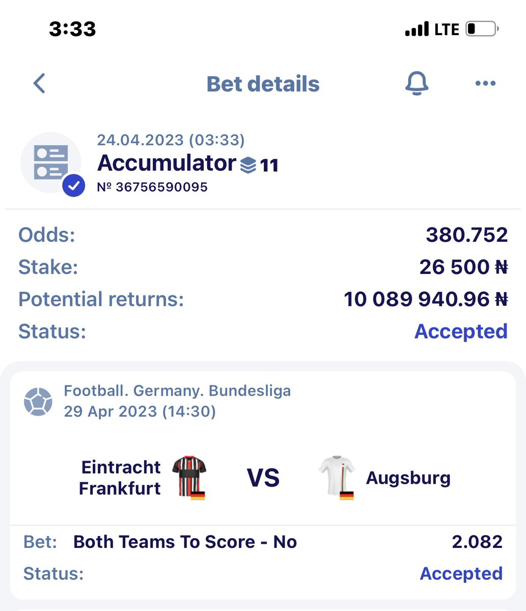 LBGeneraI's tweet photo. 69 MILLLLLLLLLLLLLLLLLION 😫😫😫😫😫

69.9K Odds 👉 97FDK
400 Odds 👉 6XFDK

Not Yet On Paripesa? Paripesa will give you refund on long shot cut 1 tickets.
Sign up here 👉 https://t.co/2g8YAqPnFY

Use Promo Code 👉 LBGAMESTIPS

Type the Promo Code correctly to enjoy this offer. https://t.co/GFUz42DW5b