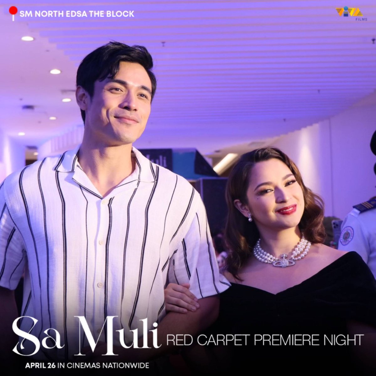 VIVA_Films's tweet photo. [Now Happening] The Red Carpet Premiere Night of SA MULI. 

Starring Xian Lim and Ryza Cenon. Written and Directed by Fifth Solomon.

APRIL 26 IN CINEMAS NATIONWIDE!

#SaMuli #XianLim #RyzaCenon https://t.co/hSZlkPgoOe