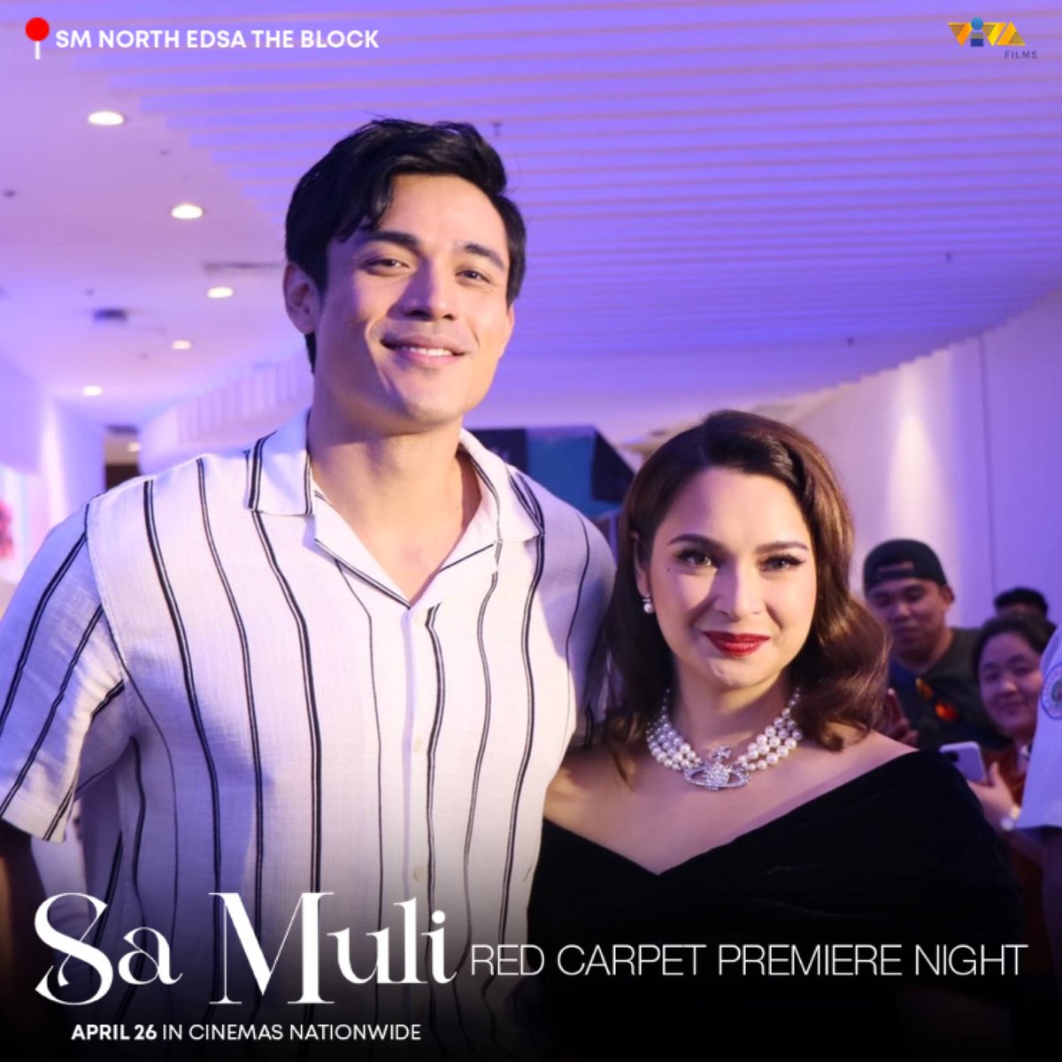 VIVA_Films's tweet photo. [Now Happening] The Red Carpet Premiere Night of SA MULI. 

Starring Xian Lim and Ryza Cenon. Written and Directed by Fifth Solomon.

APRIL 26 IN CINEMAS NATIONWIDE!

#SaMuli #XianLim #RyzaCenon https://t.co/hSZlkPgoOe