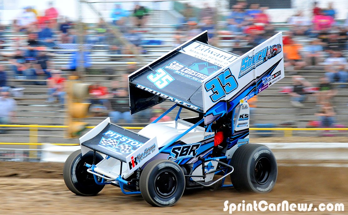 Stuart Brubaker rips around <a href="/atticaracewyprk/">Attica Raceway Park</a> with his sharp looking ride for 2023