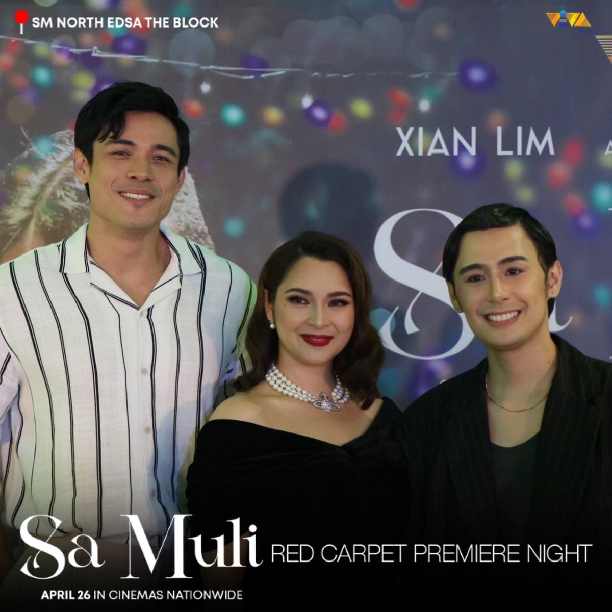 VIVA_Films's tweet photo. [Now Happening] The Red Carpet Premiere Night of SA MULI. 

Starring Xian Lim and Ryza Cenon. Written and Directed by Fifth Solomon.

APRIL 26 IN CINEMAS NATIONWIDE!

#SaMuli #XianLim #RyzaCenon https://t.co/MHlzjseV5m