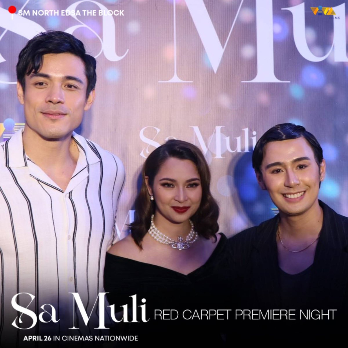 VIVA_Films's tweet photo. [Now Happening] The Red Carpet Premiere Night of SA MULI. 

Starring Xian Lim and Ryza Cenon. Written and Directed by Fifth Solomon.

APRIL 26 IN CINEMAS NATIONWIDE!

#SaMuli #XianLim #RyzaCenon https://t.co/MHlzjseV5m