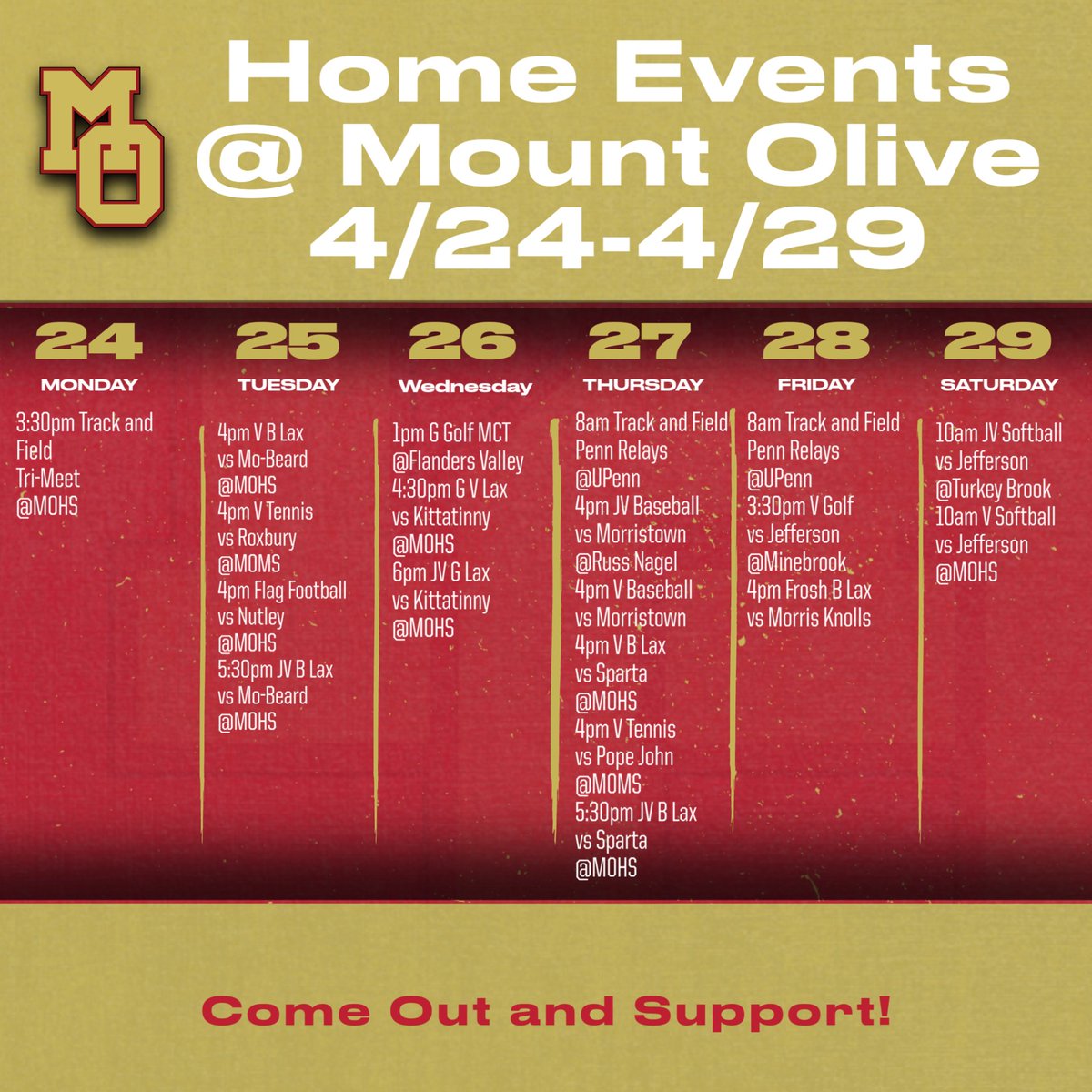 Mount Olive Marauders Athletics tweet media