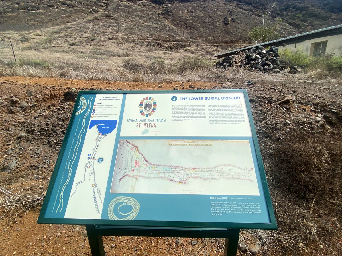 ficamps's tweet photo. Moved to see beginnings of #StHelena #transatlantic #slavememorial commemorating 8000+ individuals buried in Rupert’s Valley, one of the world’s most significant traces of the #middlepassage look forward to following progress 🕊️@SHnationaltrust @sthelenatourism @StHelenaGovt https://t.co/Uccql74Plr