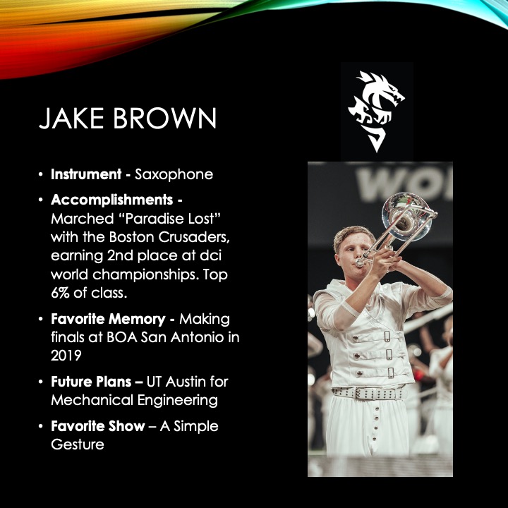 rrbandboosters's tweet photo. Senior Spotlight! On behalf of the entire Dragon Band community, thank you for everything you've contributed to our program Jake! We all wish you the best of luck! Always be a 🐉!
#gorockband #gorockguard #alwaysbeadragon #seniors2023 https://t.co/xu0Rg7LgIa