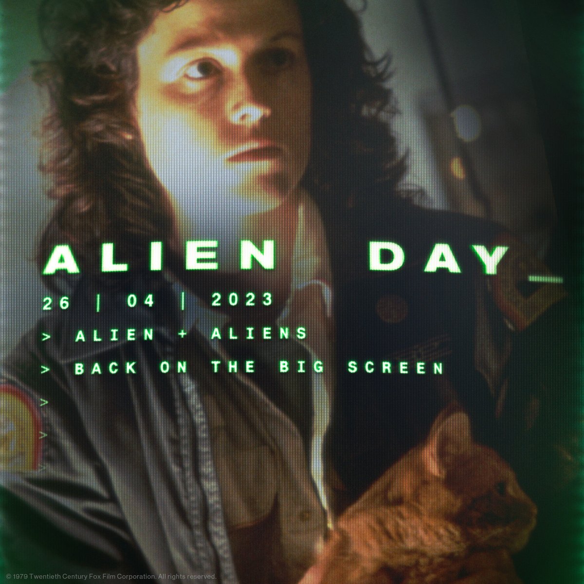 ✨👽 Grab your popcorn and patch in!

We're celebrating the big 4/26 the only way we know how — with a double bill of Ridley Scott's masterful sci-fi horror Alien in its theatrical cut, and the extended version of its equally iconic sequel, Aliens!

🎟️👉 ow.ly/fcs050NQiUN