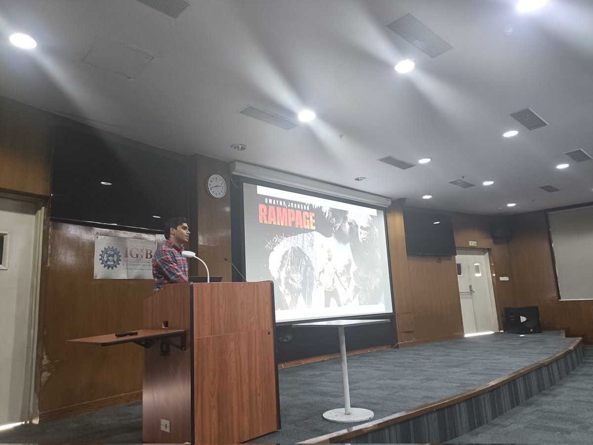 IGIBSocial's tweet photo. Introducing the whole array of genome editing tools, techniques and applications to MSc students, Gurugram University who visited our Mathura Road campus today. https://t.co/jZerAkzZiI