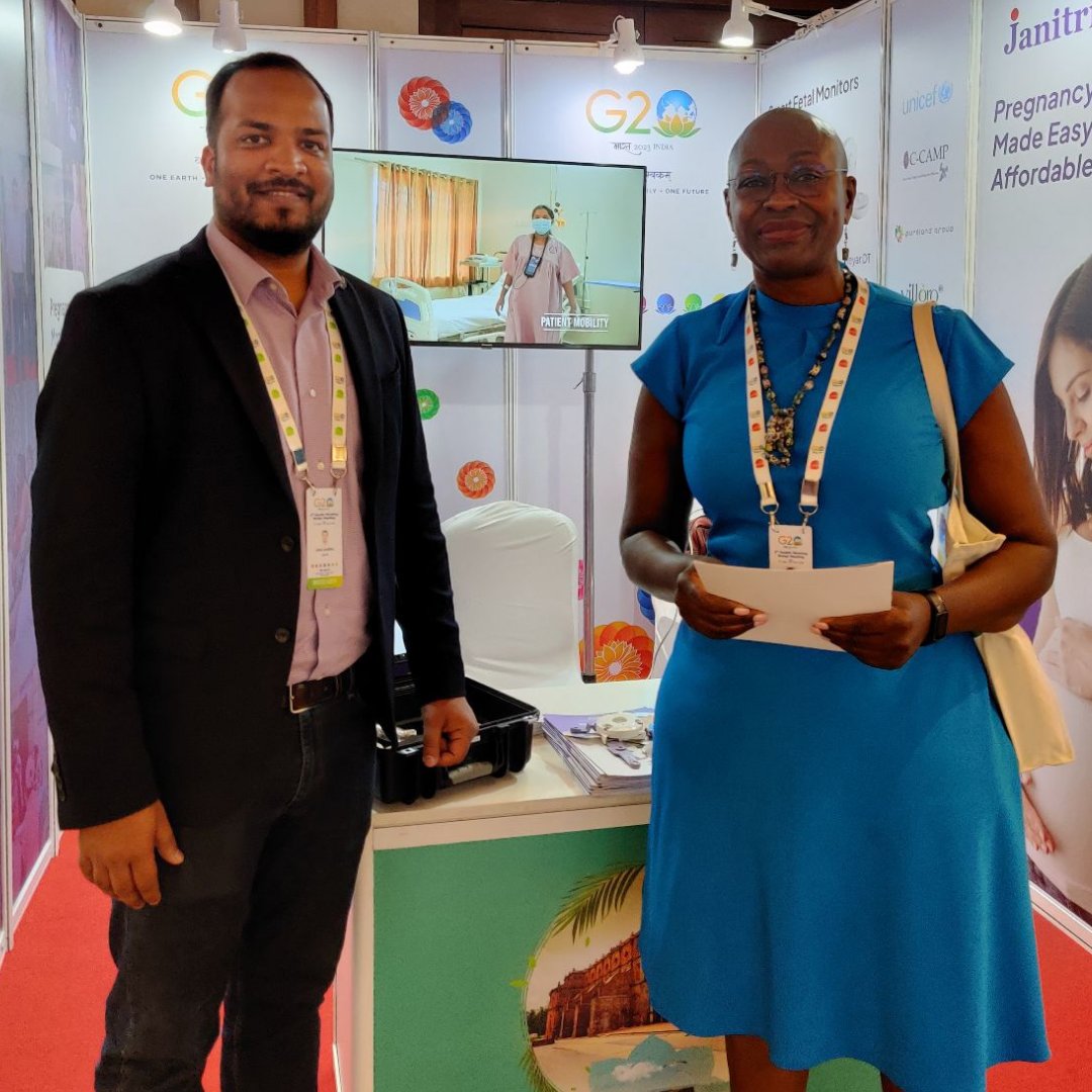 janitri_innovat's tweet photo. Exciting news! Our CEO @arun_janitri presented our advanced fetal monitors at the G20 HWG Meeting in Goa. We're committed to improving maternal &amp; fetal health outcomes worldwide.  #MaternalHealth #FetalHealth #GlobalHealth #Janitri #G20India #G20HWG https://t.co/Ajc74l56sP