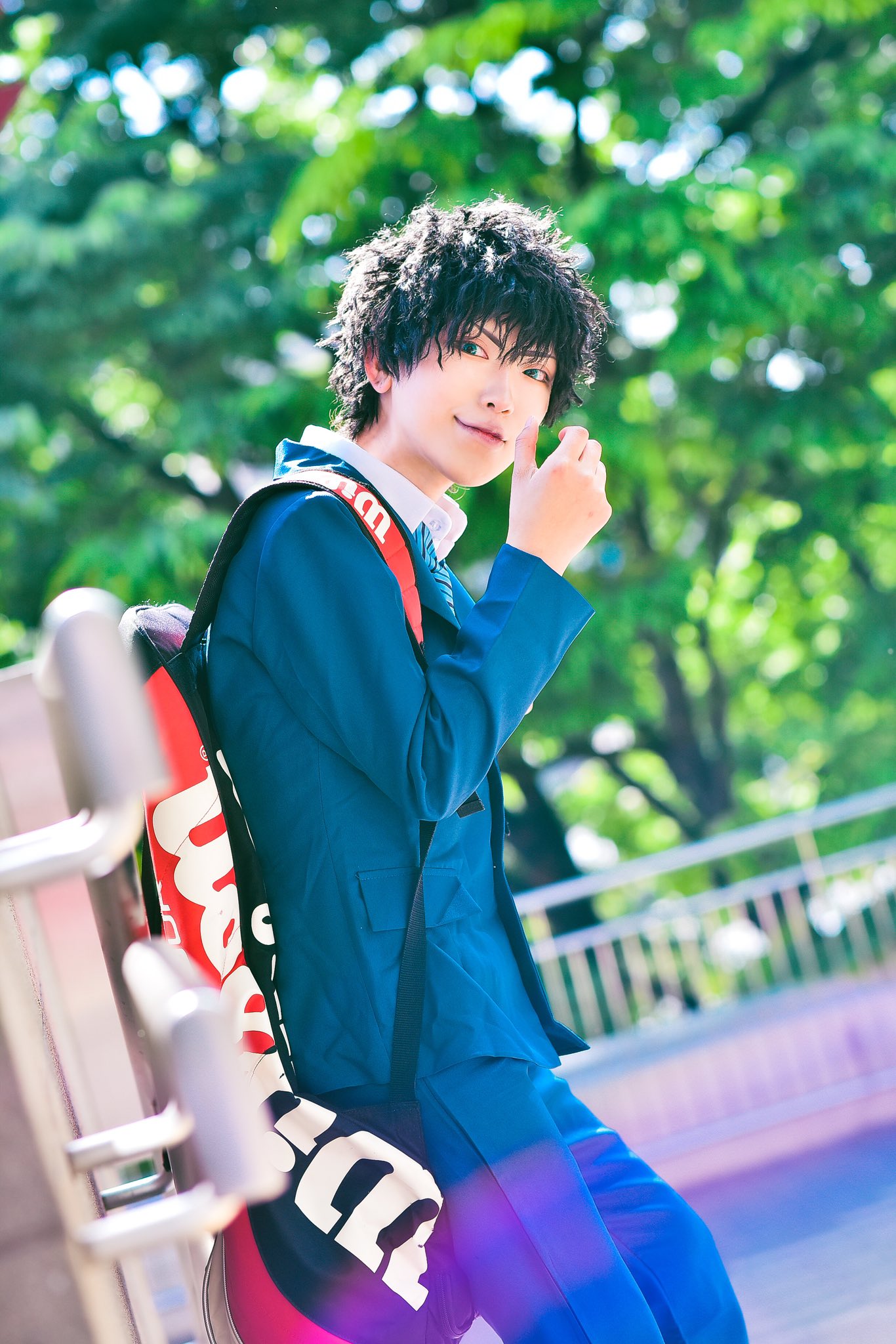 テニスの王子様 テニプリ 切原 赤也 ウィッグ コスプレ テニスの王子様 切原赤也 コスプレ ウィッグ