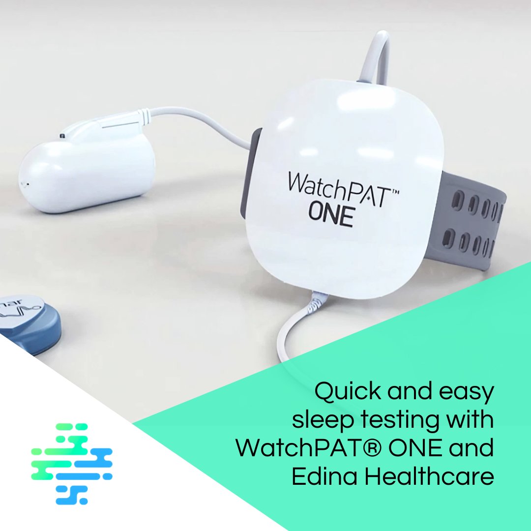 #EdinaHealthcare and WatchPAT®️ team up to bring new era of home #sleepapnoea testing, reducing wait times to as little as 10 working days. Instant access to sleep data with no return shipment or capital investment required. 

Schedule a call now at buff.ly/3mjAlpU.