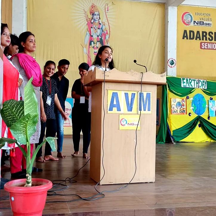 OurSwapna's tweet photo. On the occasion of Earth Day, we organized a seminar in 📍 Adarsh Vidhya Mandir, Unnao with team @fffUttarPradesh speakers. https://t.co/8YdPFLKOSv