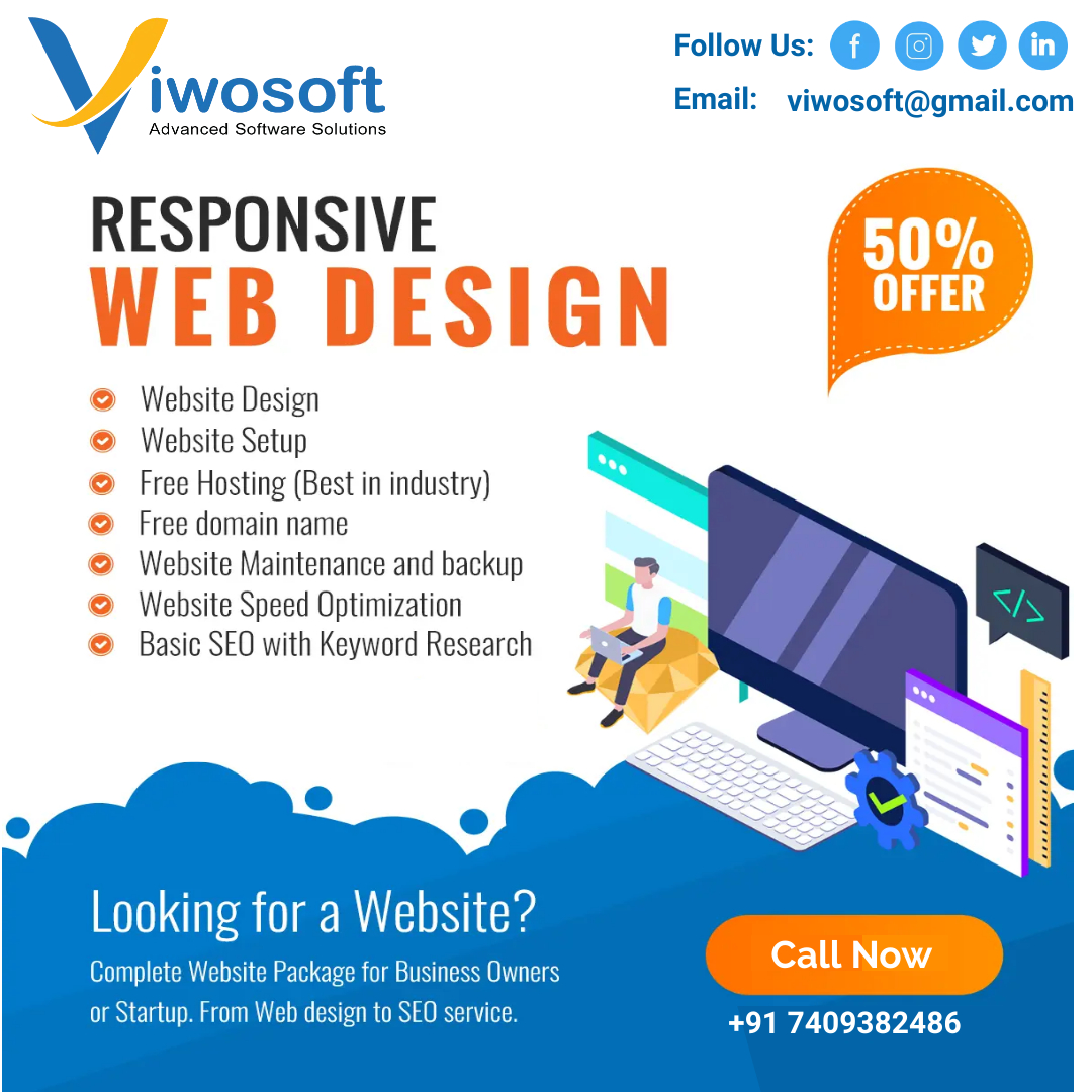 viwosoft's tweet image. Viwosoft is your stop to revamp your website to be more appealing!
Contact us and discount on web development services with multiple benefits!
Call for further info: +917409382486 📞
#webdevelopment #webdevelopmentoffer #offer #websitemanagement #website #contentmanagement