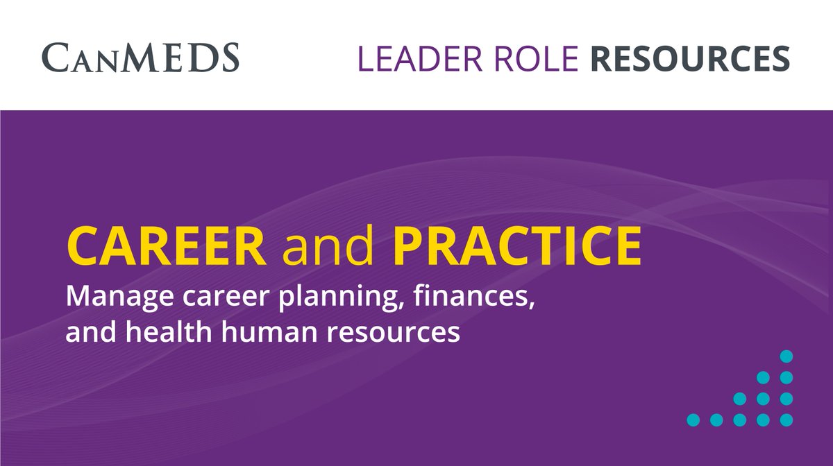 Royal_College's tweet photo. Incorporate #CanMEDS Leader Role key competency Career and Practice into resident teaching and assessment plans: https://t.co/U2dd8CuK5w #MedEd #LeaderRole https://t.co/R2C1lTEqk9