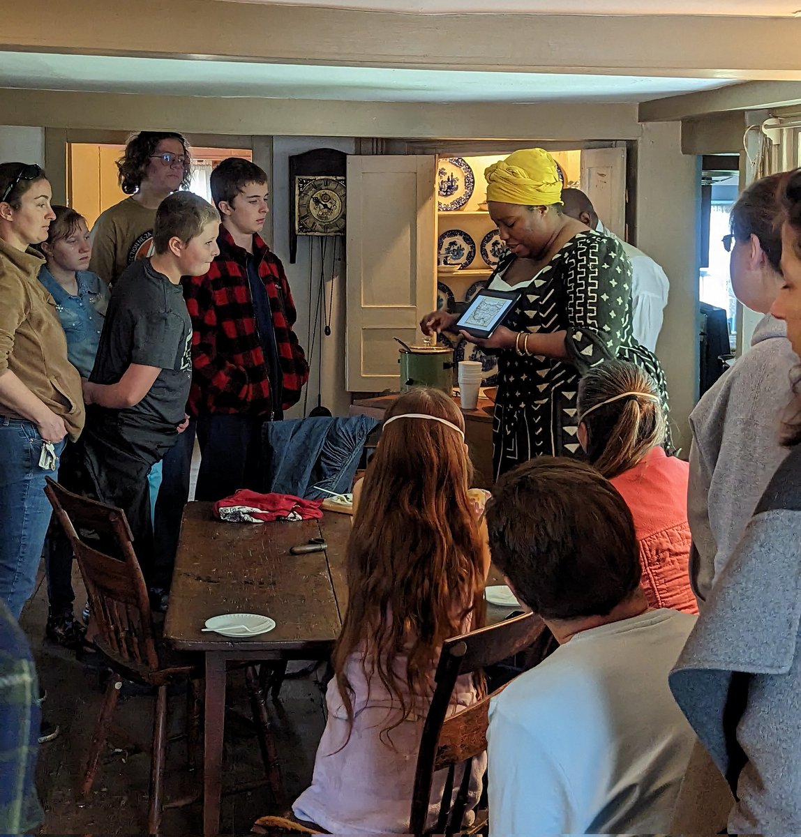 I know some of the most amazing people. <a href="/MommasHistory/">Cheyney McKnight</a> visited Newtown Historical Society this weekend. Our tiny historical society could offer some deep, meaningful, beautiful learning through Cheyney's teaching. ❤️