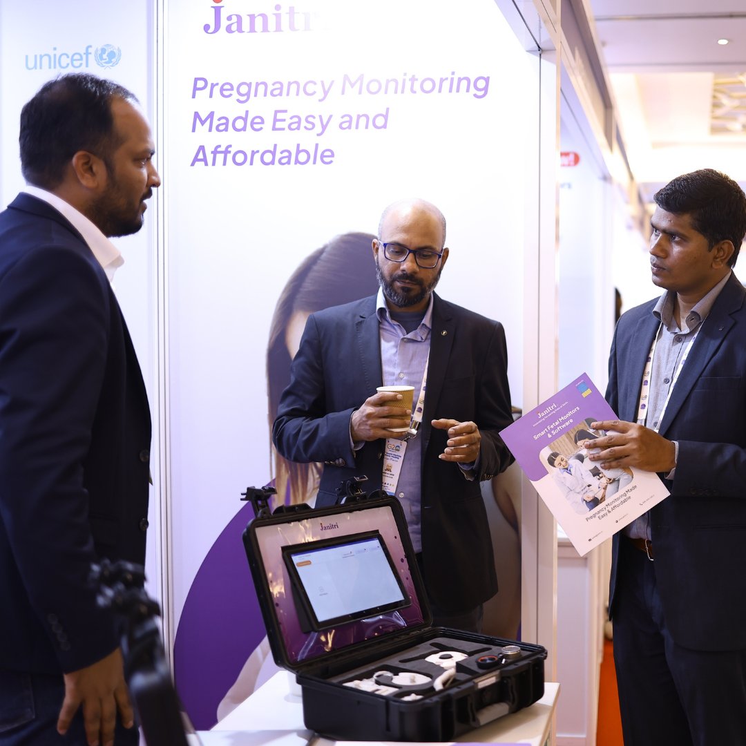 Exciting news! Our CEO <a href="/arun_janitri/">Arun Agarwal</a> presented our advanced fetal monitors at the G20 HWG Meeting in Goa. We're committed to improving maternal &amp; fetal health outcomes worldwide.  #MaternalHealth #FetalHealth #GlobalHealth #Janitri #G20India #G20HWG