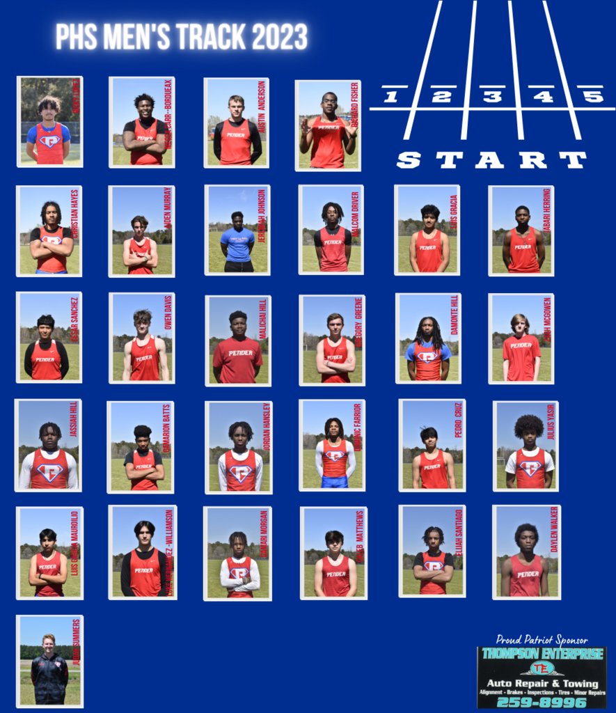 PHS  2023 Boys Track &amp; Field