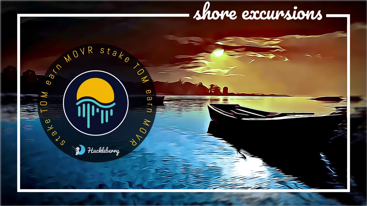 HuckleberryDEX's tweet photo. My dear drifters!

Get your $FINN into $TOM's House! There's a NEW $MOVR Excursion comin' to #Huckleberry Moonriver! @MoonriverNW 

Settin' sail soon.

- Finn https://t.co/lFTGG4dXr8