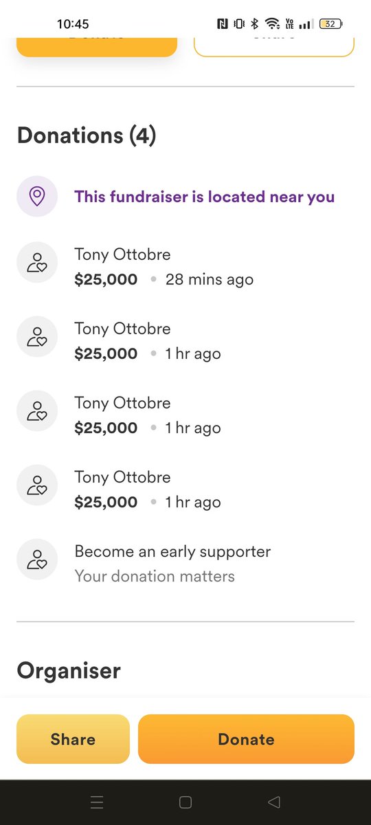 Timthwaites1's tweet photo. Tony Ottobre has started a go fund me page for Dean Holland's family. He's kicked in $100k https://t.co/BuoLGTppTA