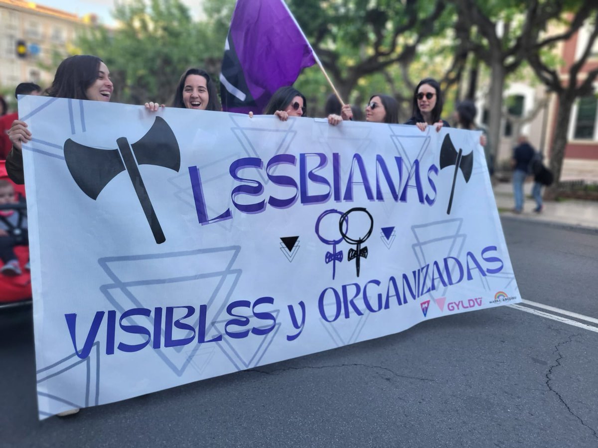 El pasado sábado salimos a las calles 🪓💜¡¡LESBIANAS VISIBLES Y ORGANIZADAS!!💜🪓 
Fotos: