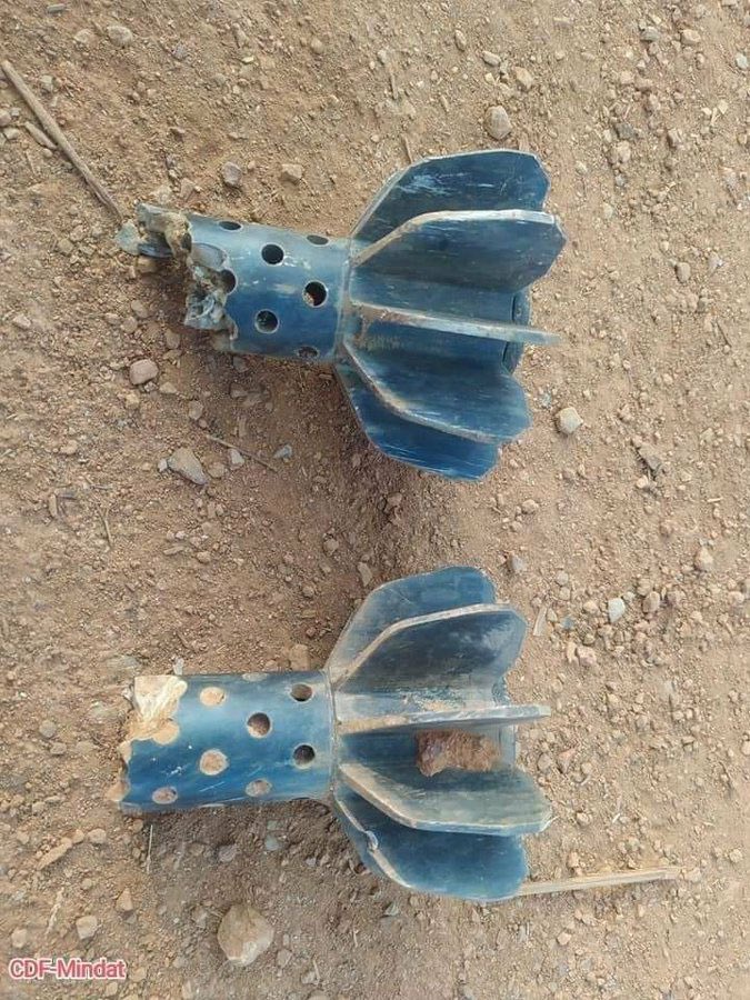 BunnyAliceei's tweet photo. According to CDF-Mindat, junta troops fired artillery at No.3 administrative area in Chin State's Mindat tsp on Apr22, damaging school &amp; houses. They also fired artillery at No.2 administrative area on Apr23. #2023Apr24Coup #WhatsHappeningInMyanmar https://t.co/wRwFGrkdvD