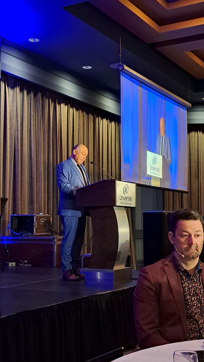 Un plaisir de vivre à nouveau un congrès de <a href="/AQPDE1/">AQPDE</a> dans le Bas du fleuve ❤️
Team <a href="/ecolebranchee/">L'École branchée</a> en action 🔥🤟 avec les directions présentes pour animer 3 ateliers <a href="/millaudrey/">Audrey Miller</a> et <a href="/coutleea/">Alexandra Coutlée 👓 La geek de service🎙</a> en duo avec <a href="/mxpelchat/">Maxime Pelchat</a> <a href="/LeCADRE21/">CADRE21</a>