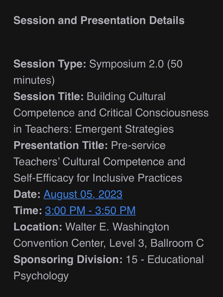 Wow, our session at @APA has been selected for the feature stage! This is HUGE! I can’t wait to present this work alongside others 🥳 #APA2023 

(I know we’re almost 3 months out but I’m going to start advertising now)